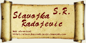 Slavojka Radojević vizit kartica